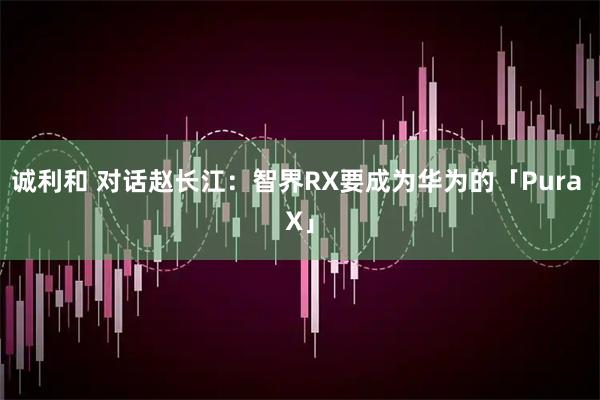 诚利和 对话赵长江：智界RX要成为华为的「Pura X」